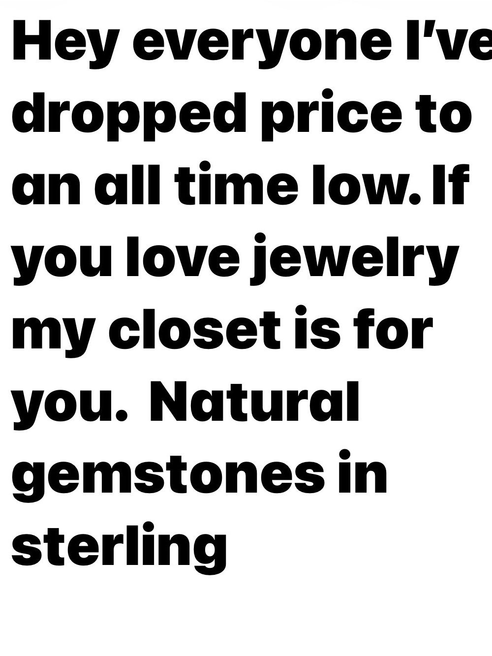 Price drop
